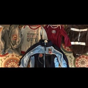 6-9 Month Baby Boy Football Fan lot